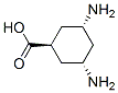 Cyclohexanecarboxylic acid, 3,5-diamino-, (1alpha,3alpha,5alpha)- (9CI) 结构式