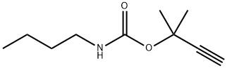 Carbamic acid, butyl-, 1,1-dimethyl-2-propynyl ester (9CI) Struktur