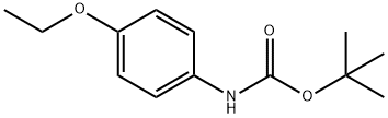 tert-butyl 4-ethoxyphenylcarbamate Struktur