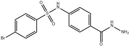 4-BROMO-N-(4-HYDRAZINOCARBONYL-PHENYL)-BENZENESULFONAMIDE Structure