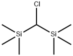(クロロメチレン)ビス(トリメチルシラン) 化学構造式