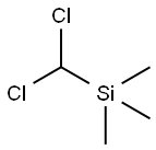 (ジクロロメチル)トリメチルシラン 化学構造式