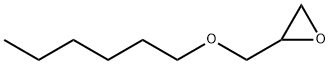 [(ヘキシルオキシ)メチル]オキシラン 化学構造式