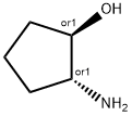 trans-2-Aminocyclpentanol Struktur