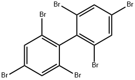 2,2',4,4',6,6'-HEXABROMOBIPHENYL Structure