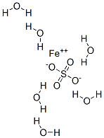 ferrous sulfate hexahydrate Struktur