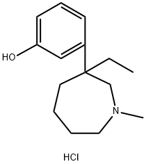 Meptazinol hydrochloride Struktur