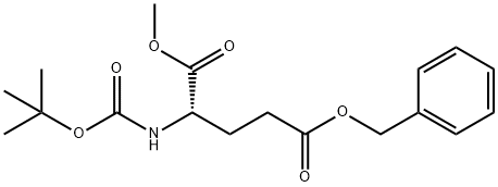 BOC-L-GLUTAMIC ACID Γ-BENZYL Α-METHYL ESTER,59279-58-2,结构式