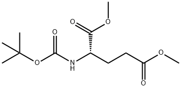 (R)-N-Boc-glutamic acid-1,5-dimethyl ester Struktur