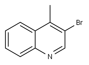 3-BROMO-4-METHYLQUINOLINE Struktur