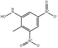 N-(2-メチル-3,5-ジニトロフェニル)ヒドロキシルアミン 化学構造式