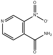 3-NITRO-4-PYRIDINECARBOXAMIDE 化学構造式
