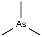 トリメチルアルサン 化学構造式