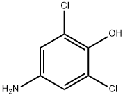 4-アミノ-2,6-ジクロロフェノール 化学構造式