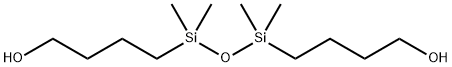 4,4'-[オキシビス(ジメチルシランジイル)]ビス(1-ブタノール) 化学構造式