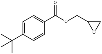 4-叔丁基苯甲酸缩水甘油酯, 59313-58-5, 结构式