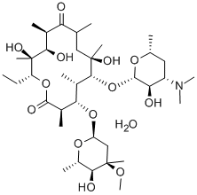 ERYTHROMYCIN A  DIHYDRATE Struktur