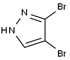 3,4-二溴吡唑,5932-18-3,结构式