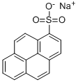 ピレン-1-スルホン酸ナトリウム 化学構造式