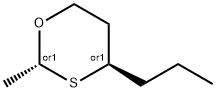trans-2-methyl-4-propyl-1,3-oxathiane Structure