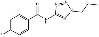Benzamide, 4-fluoro-N-(2-propyl-2H-tetrazol-5-yl)- (9CI)|