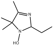 1H-Imidazole, 2-ethyl-2,5-dihydro-1-hydroxy-4,5,5-trimethyl- (9CI) Struktur