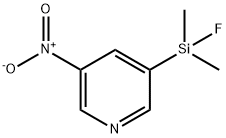 Pyridine, 3-(fluorodimethylsilyl)-5-nitro- (9CI) Structure