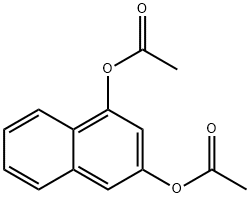 1,3-Diacetoxynaphthalene 结构式