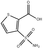 3-(AMINOSULFONYL)THIOPHENE-2-CARBOXYLIC ACID Struktur