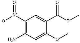 4-Amino-2-methoxy-5-nitrobenzoicacid methyl ester Structure