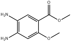 methyl 4,5-diamino-o-anisate Struktur