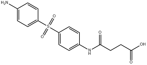 琥珀氨苯砜 结构式