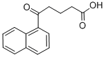 5-(1-ナフチル)-5-オキソ吉草酸 化学構造式