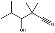 3-ヒドロキシ-2,2,4-トリメチルバレロニトリル 化学構造式