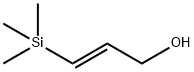 (E)-3-(トリメチルシリル)-2-プロペン-1-オール 化学構造式