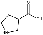 	3-Pyrrolidinecarboxylic acid Structure