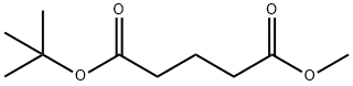 Pentanedioic acid, 1-(1,1-dimethylethyl) 5-methyl ester 化学構造式