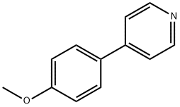 4-(4-甲氧基苯基)吡啶, 5938-16-9, 结构式