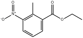 Ethyl 2-methyl-3-nitrobenzoate 化学構造式