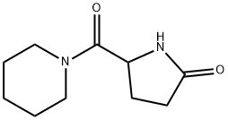 5-(piperidine-1-carbonyl)pyrrolidin-2-one 结构式