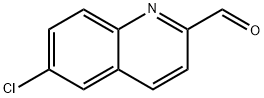 6-クロロキノリン-2-カルブアルデヒド 化学構造式