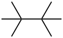 2,2,3,3-Tetramethylbutane Structure