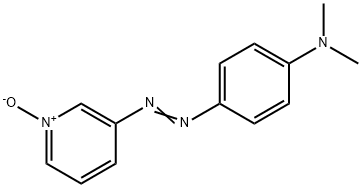 3-(p-Dimethylaminophenylazo)pyridine 1-oxide Structure