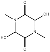 2,5-Piperazinedione,3,6-dihydroxy-1,4-dimethyl-(9CI) Structure