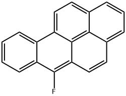 6-fluorobenzo(a)pyrene Structure