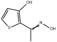 2-[1-(ヒドロキシイミノ)エチル]-3-ヒドロキシチオフェン 化学構造式