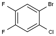 1-ブロモ-2-クロロ-4,5-ジフルオロベンゼン 化学構造式