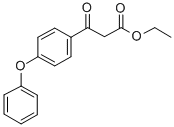 3-OXO-3-(4-PHENOXY-PHENYL)-PROPIONIC ACID ETHYL ESTER Struktur