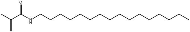 N-ヘキサデシルメタクリルアミド 化学構造式