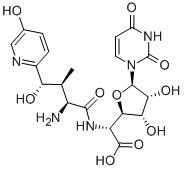 尼柯霉素 Z, 59456-70-1, 结构式
